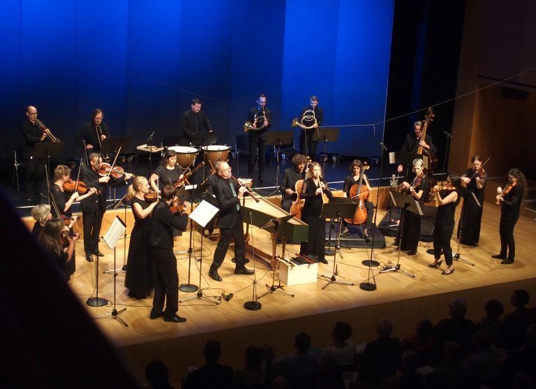Das Concerto Stella Matutina trat in großer Besetzung mit Trompeten, Pauken, Hörnern und Streichern zu Händels „Wassermusik“ an. jurmann (2)