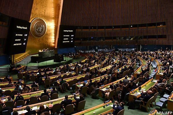 UNO-Vollversammlung beschloss Resolution zur Lage in Gaza