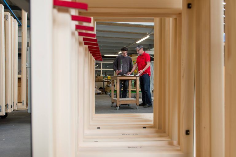 Hartmann Fensterbau in Nenzing beschäftigt 25 Mitarbeiter. <span class="copyright">vn</span>