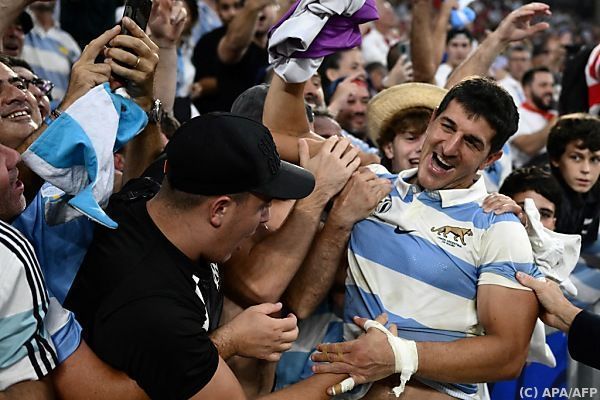 Argentinien und Neuseeland stehen im Halbfinale der Rugby-WM