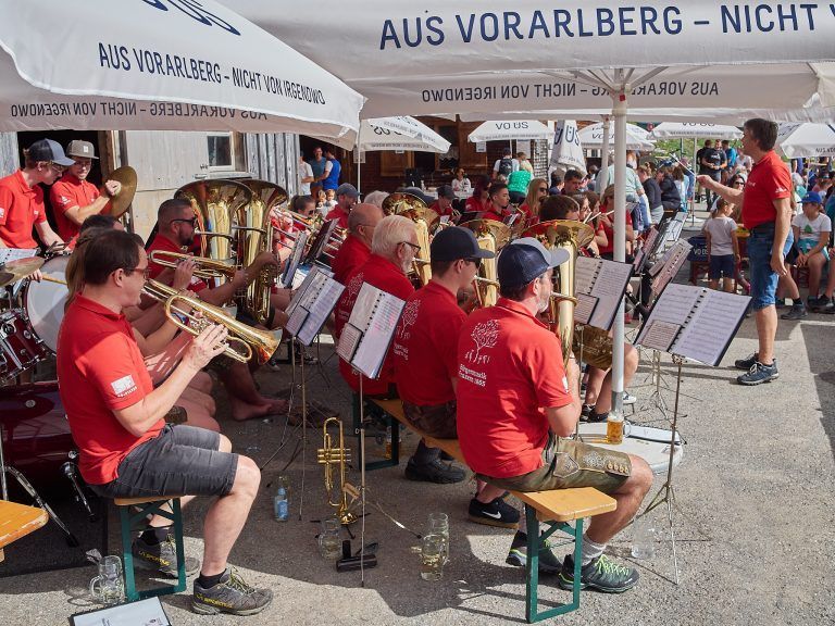 Für musikalische Unterhaltung war während des Frühschoppens bestens gesorgt.