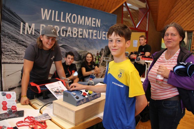 Auch die Silvretta Montafon war mit einem Stand auf der Lehrlingsmesse vertreten.
