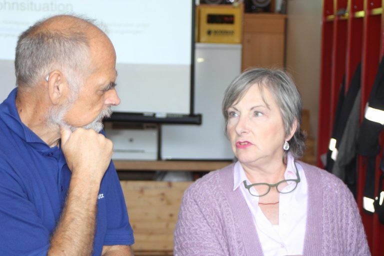 Engagiert im Thema Stromausfall: Herbert Knünz und die Initiatorin Alexandra Partsch.