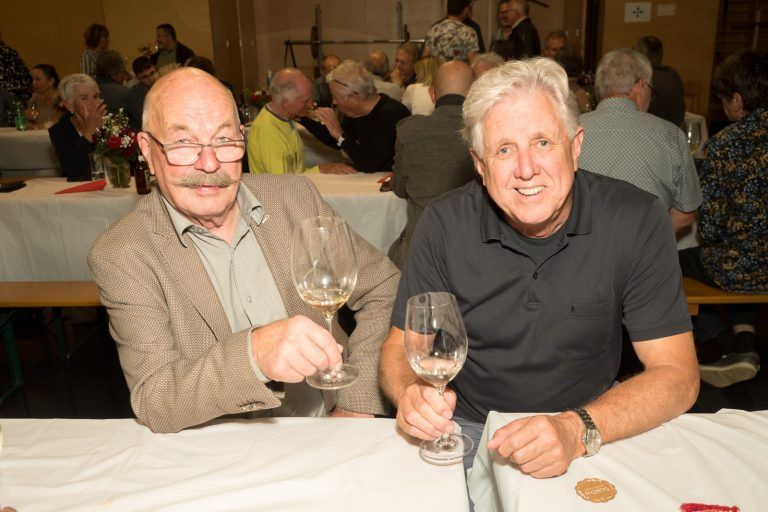 Helmut Loacker und Günther Jenny, Obmann und Vizeobmann 1983.