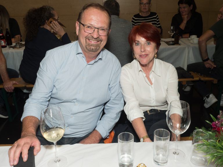 Bürgermeister Rainer Siegele aus Mäder mit Gattin Sigrid.