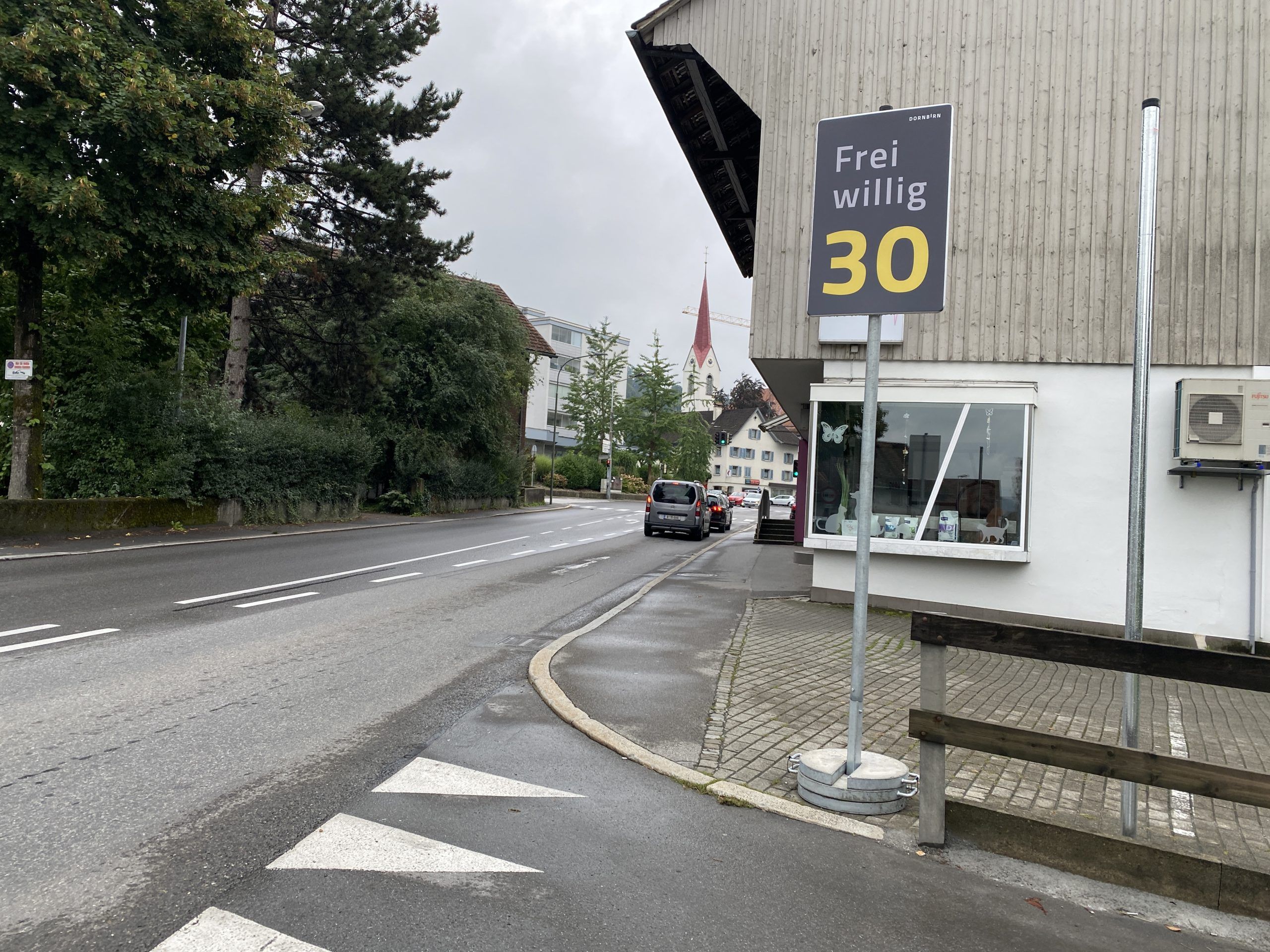 Freiwillig Tempo 30 in Haselstauden - Umfrage