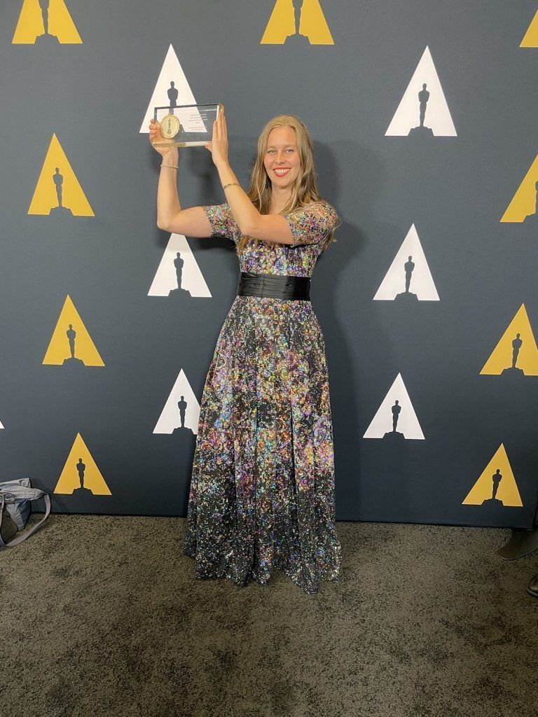 Vorarlbergerin zeigt in Hollywood groß auf
