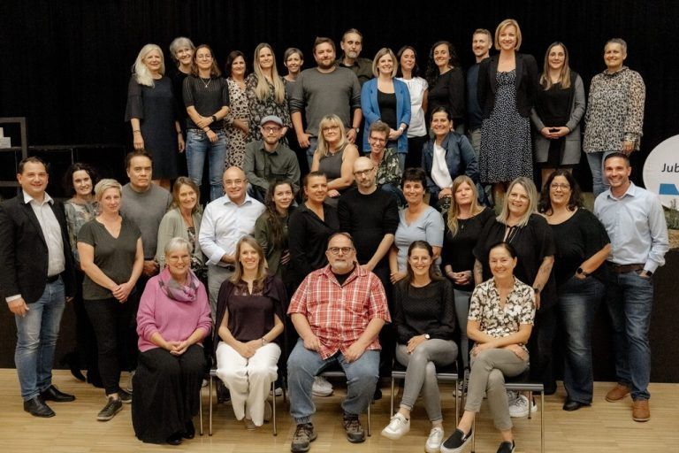 55 Mitarbeiter und Mitarbeiterinnen der Lebenshilfe Vorarlberg wurden für ihr langjähriges Engagement geehrt.Julia Ohr-Renn