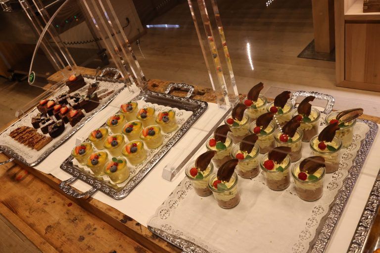 Das Buffet ließ keine Wünsche offen.