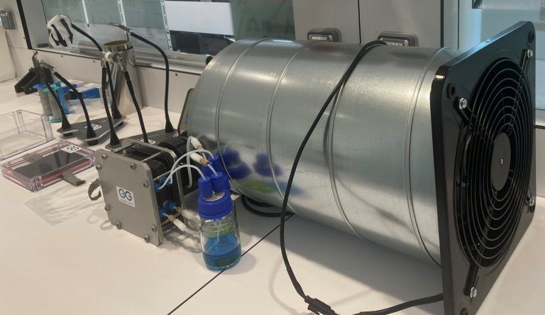 Der funktionsfähige Prototyp des C-HOOVER in Lustenau.