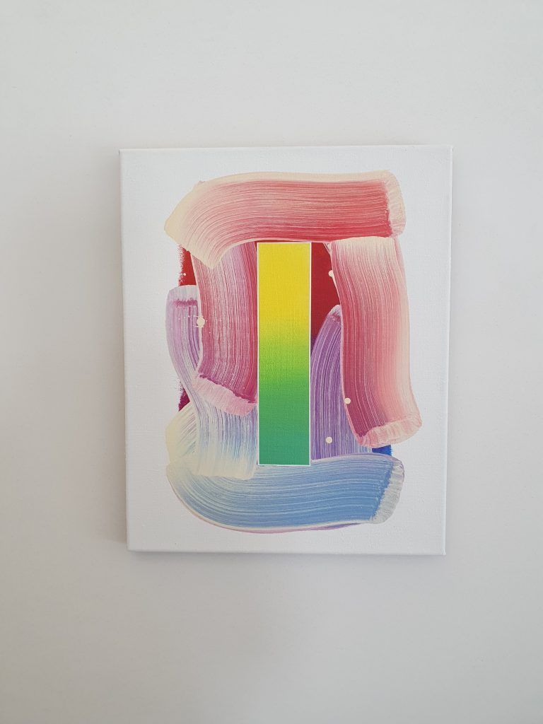 Fruits, 2020, Acryl &amp; Öl auf LW, 50 x 40 cm.  <span class="copyright">Thomas Schiretz</span>