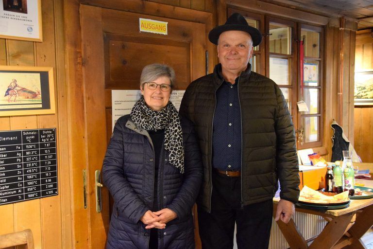 Markus und Rosmarie Mathies im Bergbaumuseum.