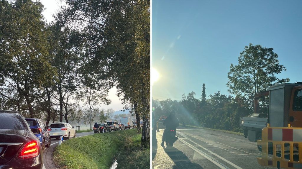 Stau im Berufsverkehr: Darum ging von der Senderbrücke bis Wolfurt fast nichts mehr
