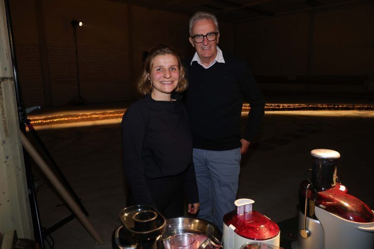 Sophia Sandkühler und Engelbert Kaufmann von „Tisch Zwölf“.