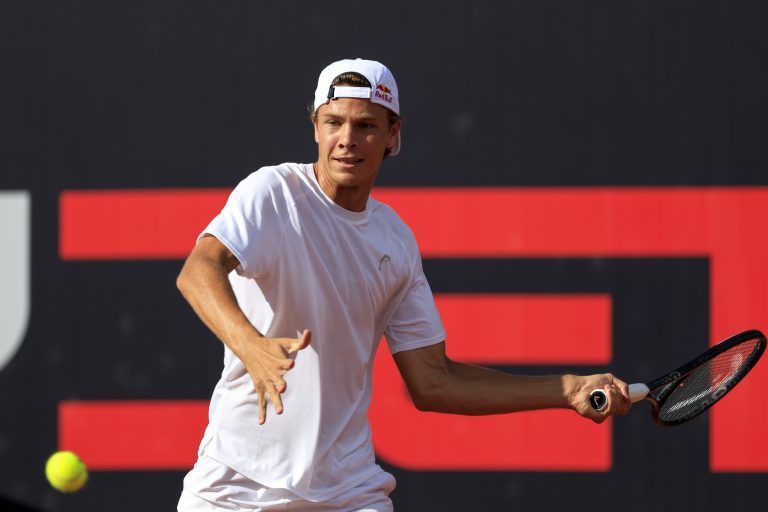 Joel Schwärzler beim Challenger in Bad Waltersdorf. <span class="copyright">Gepa</span>
