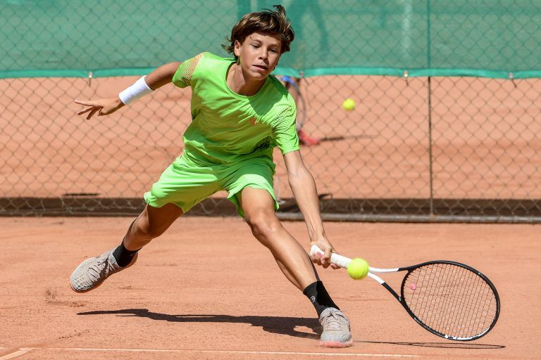 Schwärzler bei der ÖTV-U16-Meisterschaft 2018 in Dornbirn. <span class="copyright">GEPA</span>