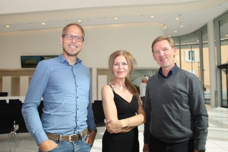 Florian Kresser, Jeanne Mikitka und Jörg Maria Ortwein.