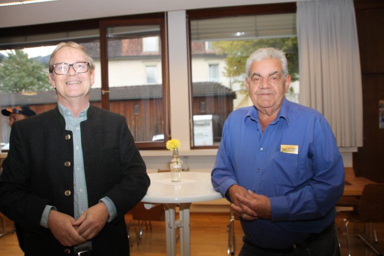 Gemeindearchivar Thomas Welte (Frastanz) und Gemeindearchivar Thomas Gamon (Nenzing).