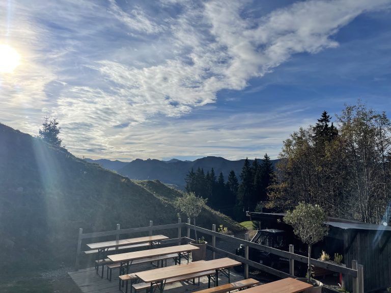 Ein sonniger Herbstvormittag am Hochälpele. <span class="copyright">VN/MEF</span>