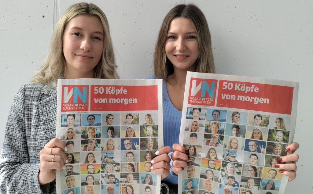 50 Köpfe von morgen 2024: Vorarlberger Nachrichten suchen junge Talente