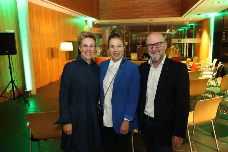 Susanne Rusch, Isabell Sutter und Karlheinz Rusch.