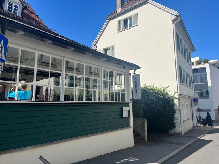 Das Gasthaus zeugt von der bewegten Geschichte Bregenz.