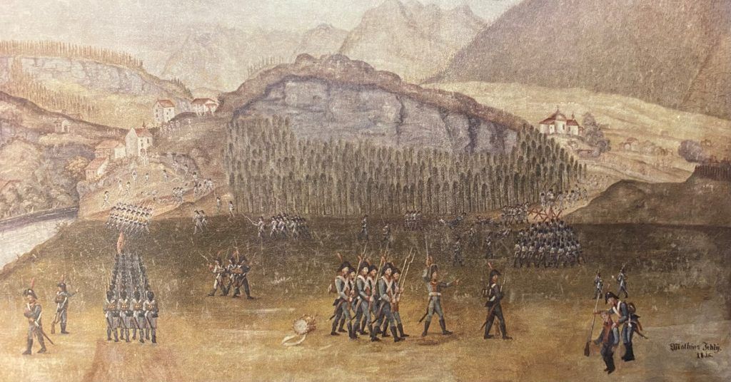 Als der russische General Suworow mit 15.000 Soldaten in Feldkirch Halt machte