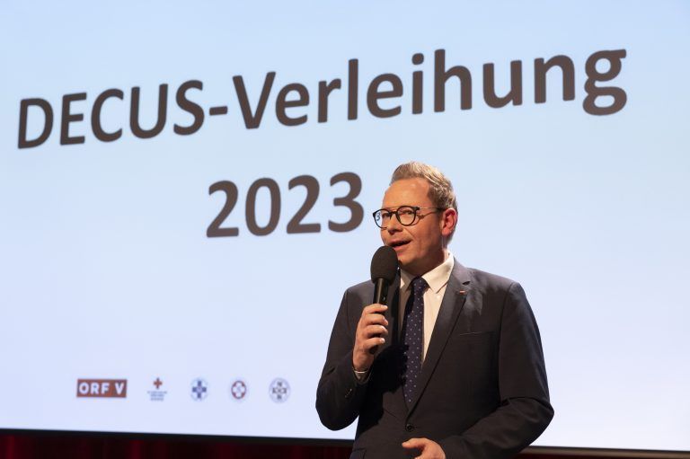 ORF-Landesdirektor Markus Klement dankte den geehrten Personen. 
