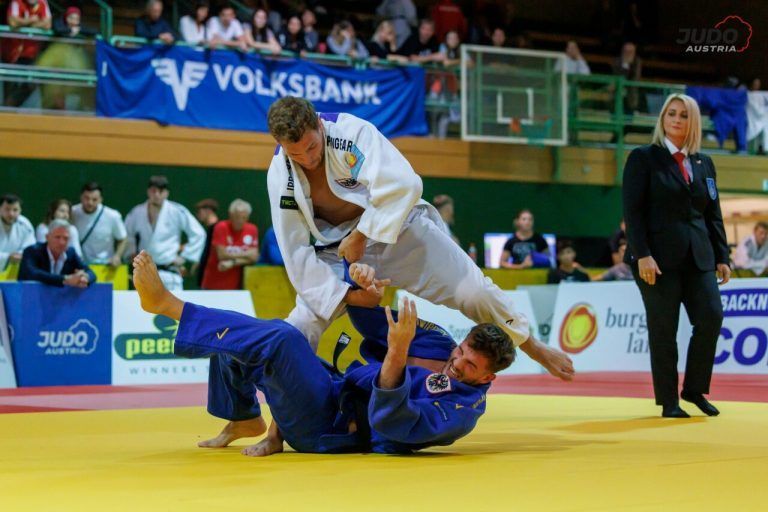Laurin Böhler hatte im Finale die Oberhand.Judo Austria/Sellner