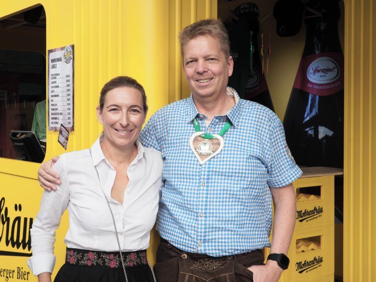 Petra Pachole und Christoph Wöginger.