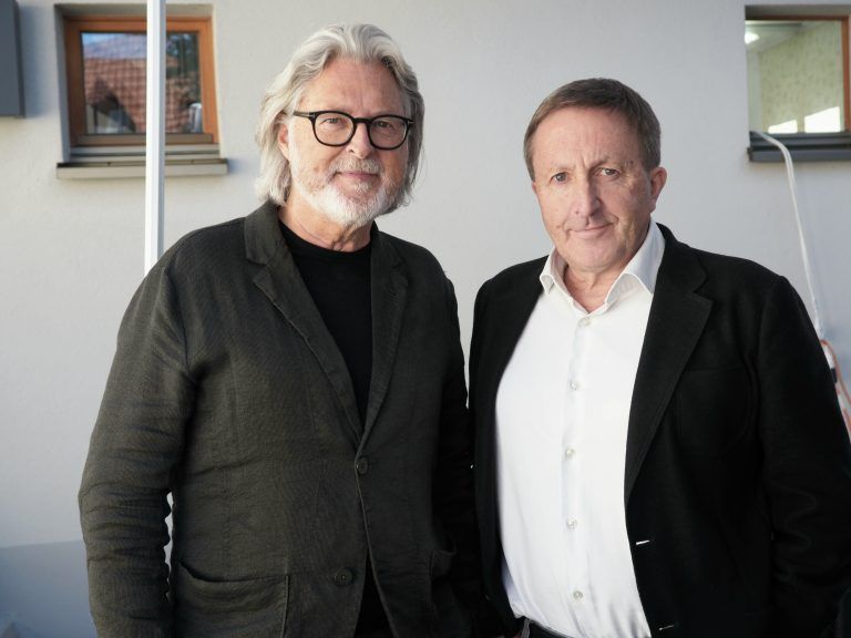 Architekt Ulf Hiessberger und Ambros Mayer (Ambros Fine Clothing).