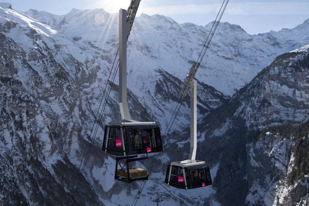 Spektakulär: Garaventa baut Seilbahn zur James-Bond-Filmlocation Schilthorn. »D1