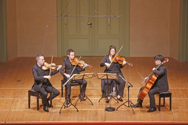 Quatuor Ebène zeigte insbesondere bei Bartok, warum es als eines der führenden Quartette unserer Zeit gilt. <span class="copyright">SPRENGER ERHARD</span>