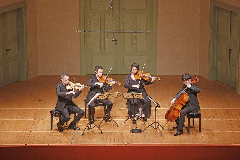 Die Interpretation durch das Ensemble Quatuor Ebène war eine Hommage an dieses Meisterwerk. <span class="copyright">SPRENGER ERHARD</span>