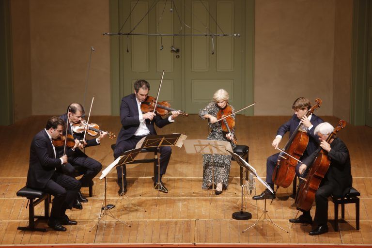 Quatuor Modigliani gemeinsam mit Veronika und Clemens Hagen. Schubertiade GmbH