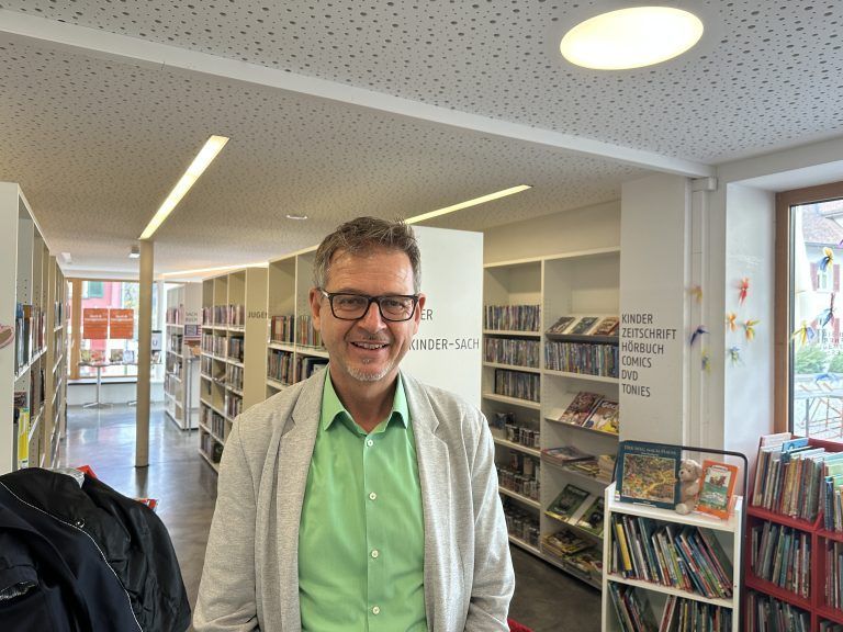 Büchereileiter Rudi Malin war vom Mitmach-Konzert begeistert.