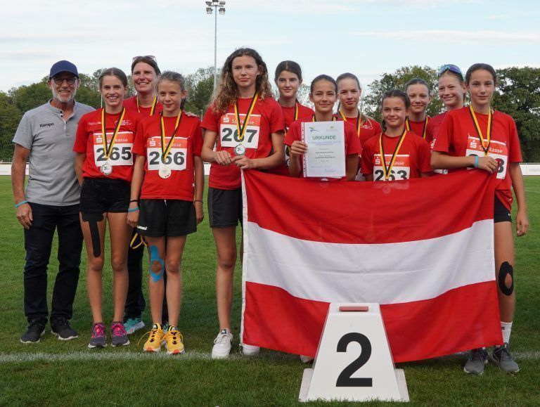 Die SMS Wolfurt belegte den zweiten Platz in der Leichtathletik.tk