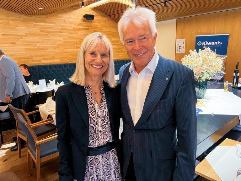 Sabine Smodics und Walter Geisselmann waren unter den Gästen.