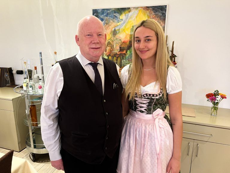 Seliya Sünbül und Edi Stross sorgten für das Wohl der Gäste.