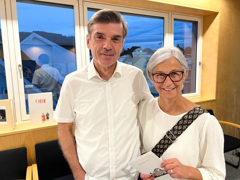 Unter den Gästen: Karin Greiter und Georg Grünwald.