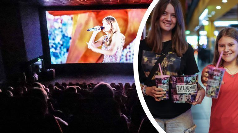 Auch im Cineplexx Hohenems versammeln sich treue Swift-Fans, um den Konzertfilm zu ihrer aktuellen Tournee zu sehen. <span class="copyright">VN/Steurer</span>