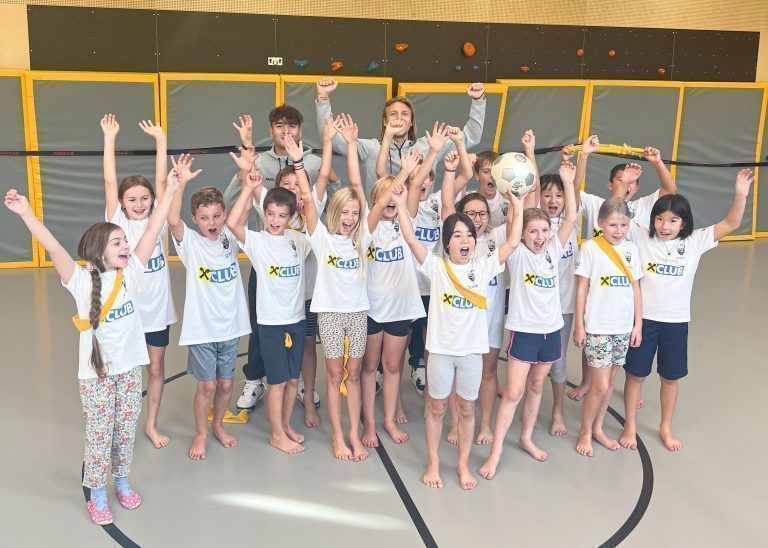 Die Schüler:innen der Volksschule Rankweil-Brederis. SCRA