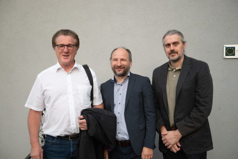 Alfred Jäger (Vision-Flow), Richard Dür (illwerke vkw), Harald Tomio (TD Solution), v.l.