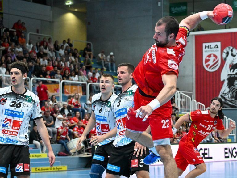 Alpla-HC-Hard-Kreisläufer Dejan Babic ist bis 28. November gesperrt.GEPA