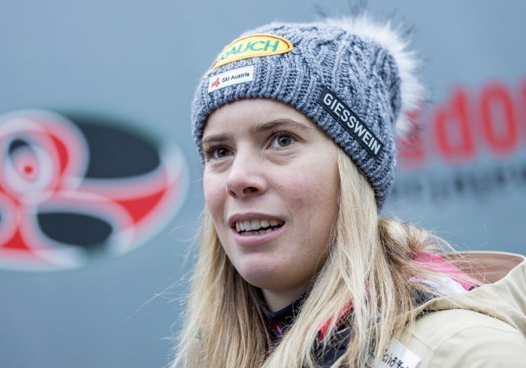 Auf Katharina Liensberger wartet heute zum Auftakt der Riesentorlauf. gepa