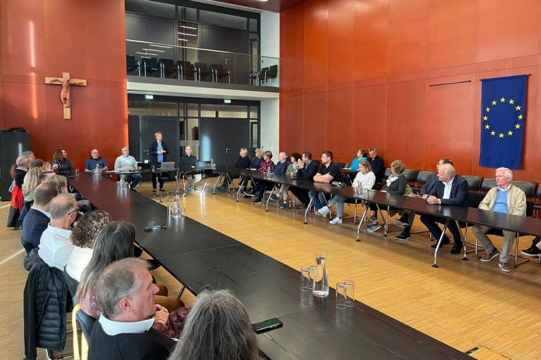 Bayerische Bürgermeister waren zu Gast im Dornbirner Rathaus.Stadt