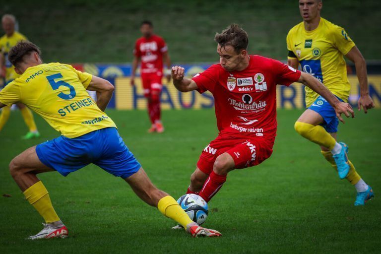 Dornbirn-Außenverteidiger Raul Marte hat das einzige Tor seiner bisherigen Profilaufbahn gegen Sturm Graz II erzielt.Gepa