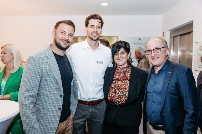Florian Runge (Russmedia), Breno Marquart, BA MBA (Institut Dr. Huemer), Ramona Lo Russo (Russmedia), Burkhard Berchtel (BB Consulting).