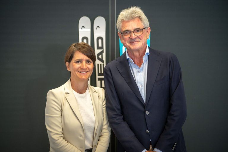 Gastgeber Claudia Wöhrer-Hagen und Klaus Hotter, beide Head Sport GmbH.