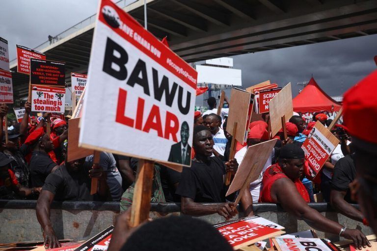 In Ghana rief die Oppositionspartei 